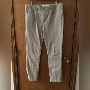 Label of Graded Goods pinstriped jeans